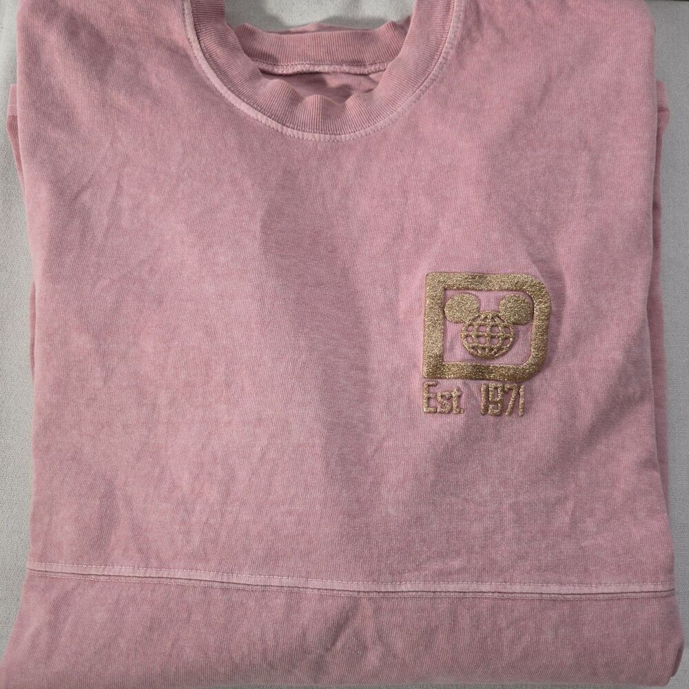 Walt Disney World Spirit Jersey Pink Rose Gold - Women's Large